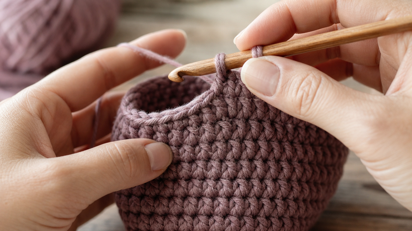 How to Fix Leaning Crochet Stitches in the Round