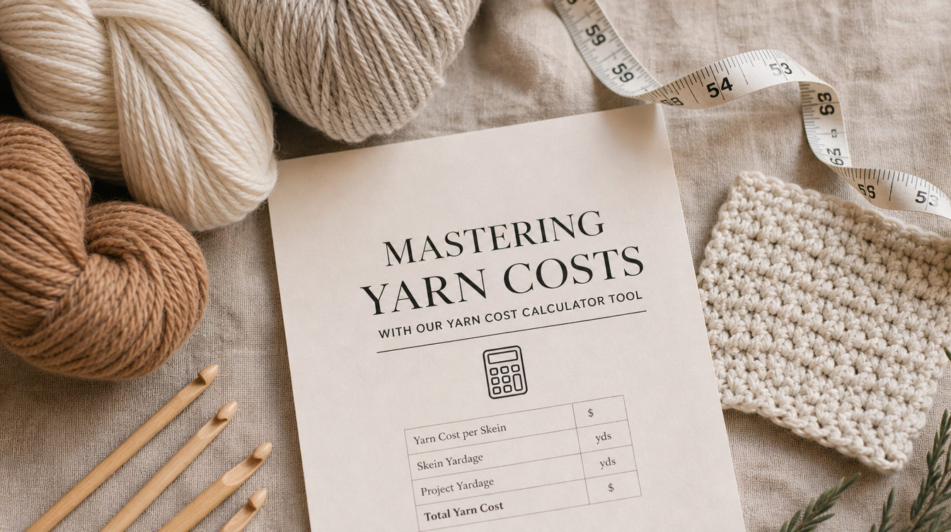 Mastering Yarn Costs with Our Yarn Cost Calculator Tool